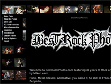 Tablet Screenshot of bestrockphotos.com